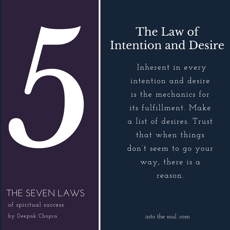 5th Law of Spiritual Success