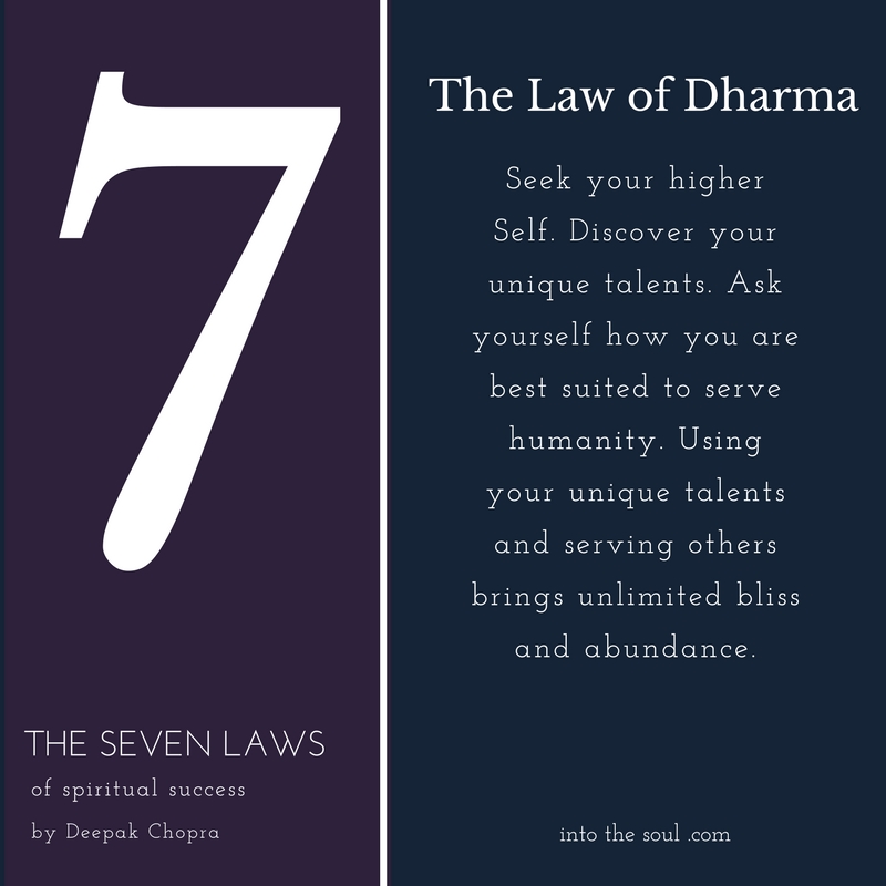 7th Law of Spiritual Success