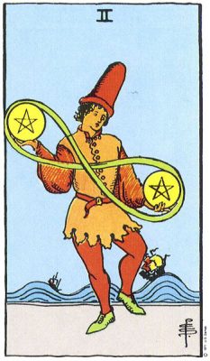 two pentacles